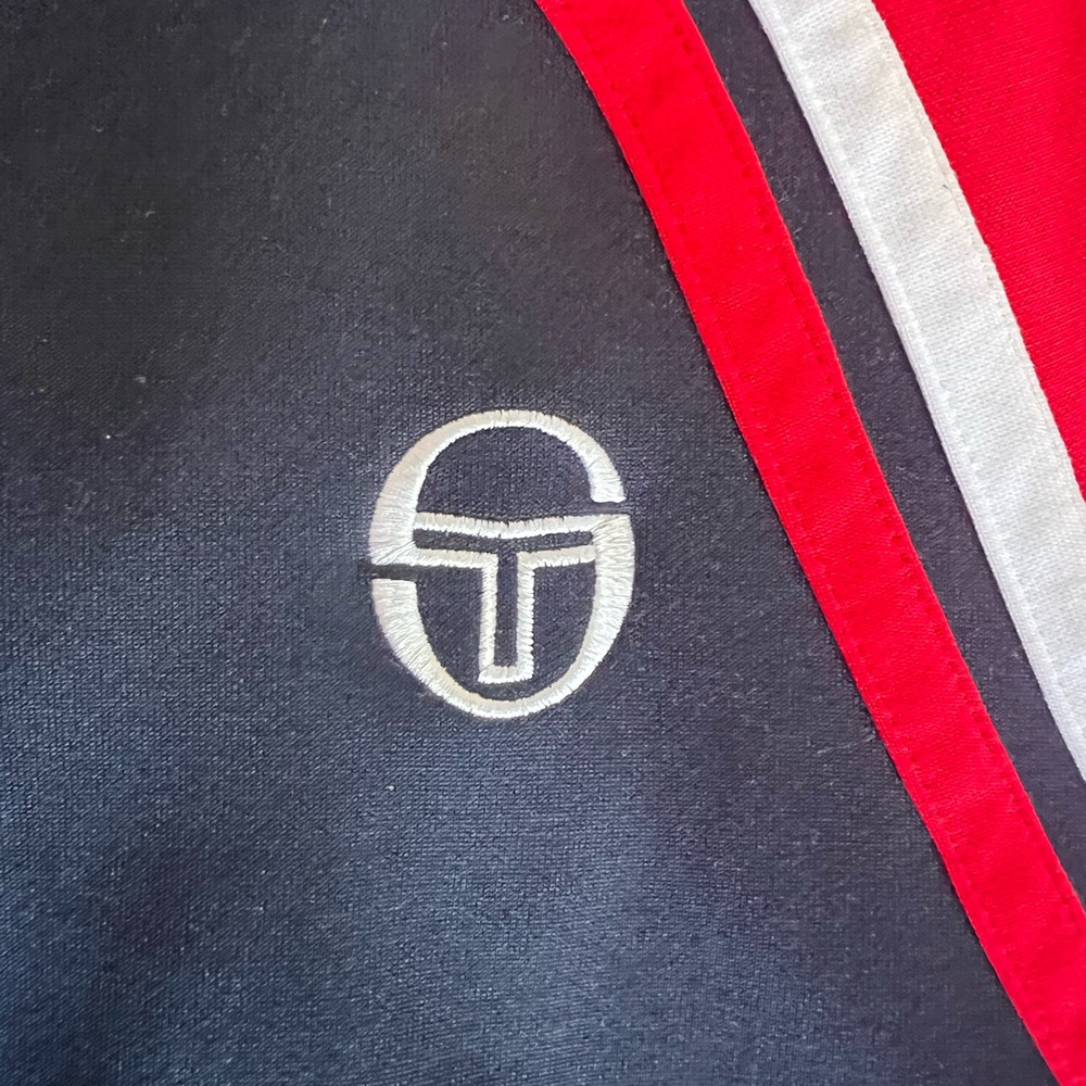 Y2K Sergio Tacchini Men’s 80’s Track Jacket with Logo Streetware Athleisure - Picture 4 of 5